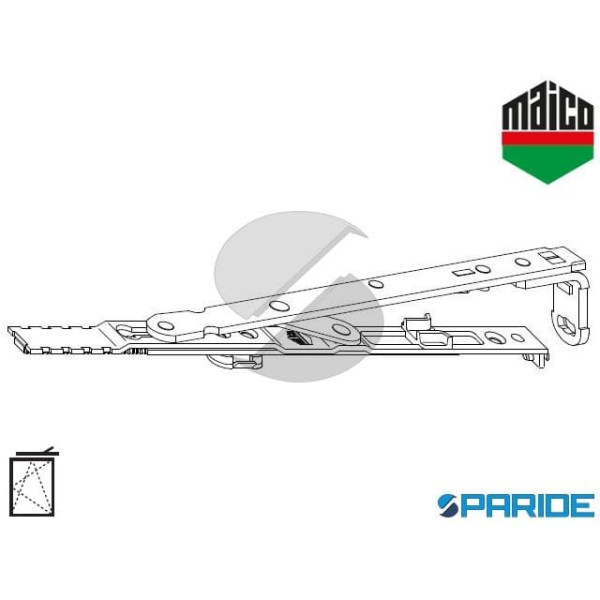 FORBICE AD ANGOLO GR 00 LBB 400-430 MM 52443 MAICO MULTI TREND
