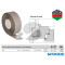 FRENO AL VAPORE ADESIVO INTERNO B=100 3 BANDE SEPARATE 469022 MAICO GRIGIO