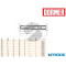 FRESA PER CAVE C3057.5 D 7,5 MM A TRE TAGLIENTI SS SERIE CORTA DORMER