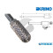 FRESA ROTATIVA CILINDRICA 12X120 26028 HM4 METALLO DURO FRONTALE KRINO