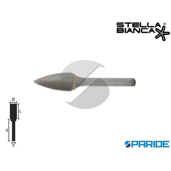 FRESA ROTATIVA D 12 MM GAMBO 6 MM TG 3 IN METALLO ...