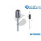 FRESA ROTATIVA TIPO C CILINDRICA 6 MM CON TESTA ROTONDA