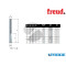 FRESA TAGLIENTE DRITTO D 3 MM 04-09906P FREUD