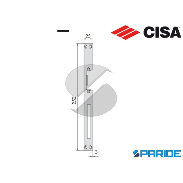 FRONTALE REVERSIBILE ORO 05001 00 0 06 CISA