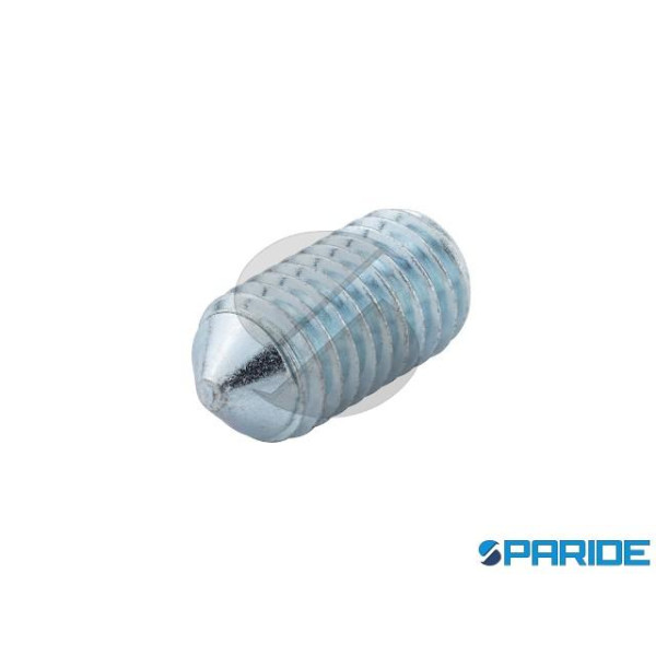 GRANO ZINCATO A PUNTA M 10X10 DIN 914 ISO 4027 UNI...