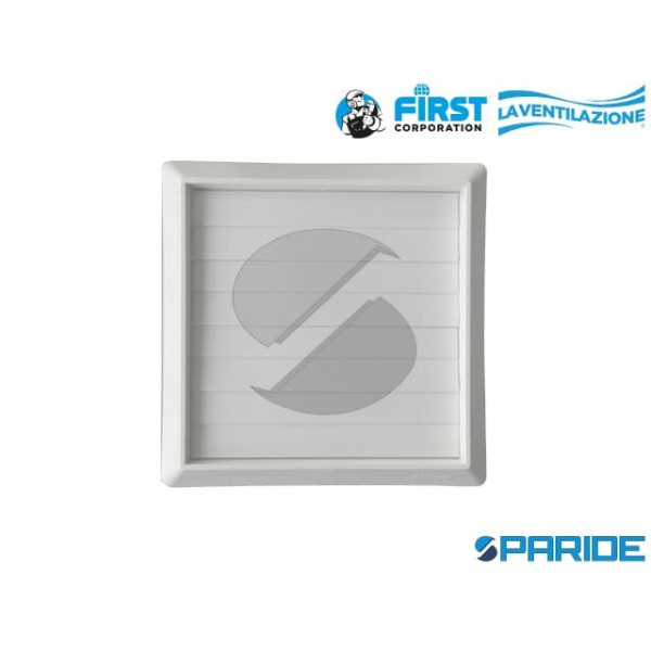 GRIGLIA ALETTE A GRAVITA 185X185 MM D 100 MM IMBOC...