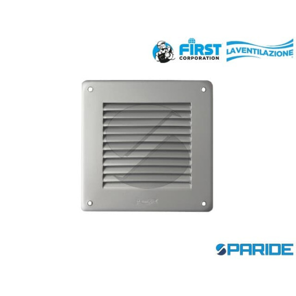GRIGLIA DA SOVRAPPORRE 140X140 MM IN METALLO ALLUM...