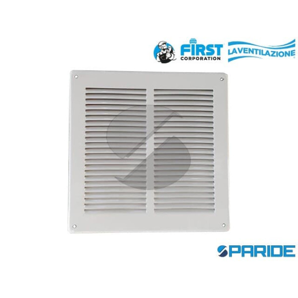 GRIGLIA DA SOVRAPPORRE 240X240 MM IN METALLO BIANC...