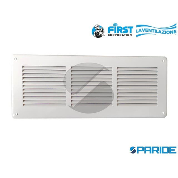 GRIGLIA DA SOVRAPPORRE 340X140 MM IN METALLO BIANC...
