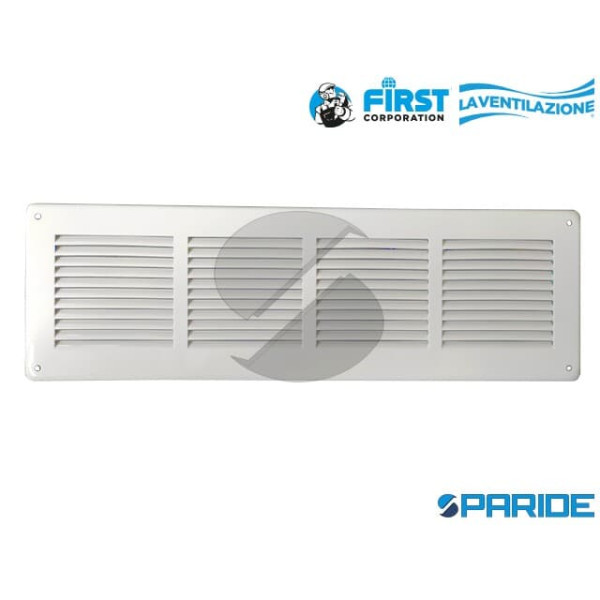 GRIGLIA DA SOVRAPPORRE 440X140 MM IN METALLO BIANC...