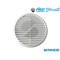 GRIGLIA TONDA UNIVERSALE D 125-160 MM CON MOLLA IN PLASTICA BIANCA CON RETE