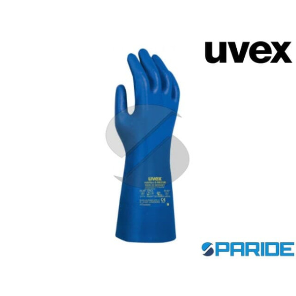 GUANTO UVEX RUBIFLEX S NB35B TG 10 PER RISCHI CHIMICI