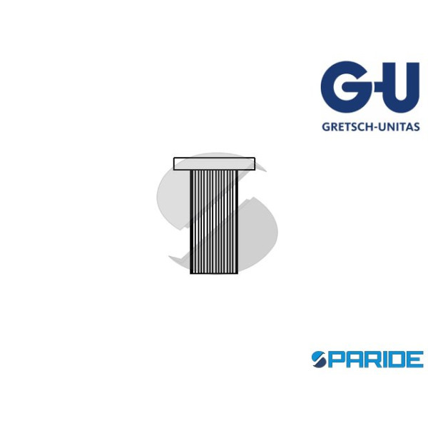 GUARNIZIONE A SPAZZOLA H-01159-00-0-1 PER SOGLIE A PAVIMENTO G-U