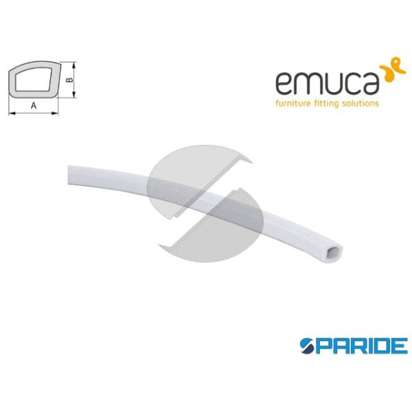 GUARNIZIONE PORTE IN VETRO 6X12 MM 4001621 EMUCA G...