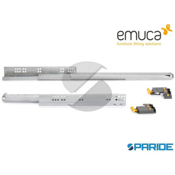 GUIDA PER CASSETTI SILVER L 450 MM A SCOMPARSA AD ...