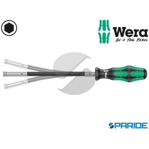 IMPUGNATURA PORTAINSERTI EXTRA SLIM 393 S WERA CON...