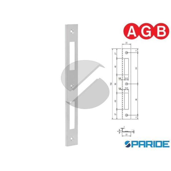 INCONTRO 22X194 CROMO OPACO B005900334 AGB BORDO Q...