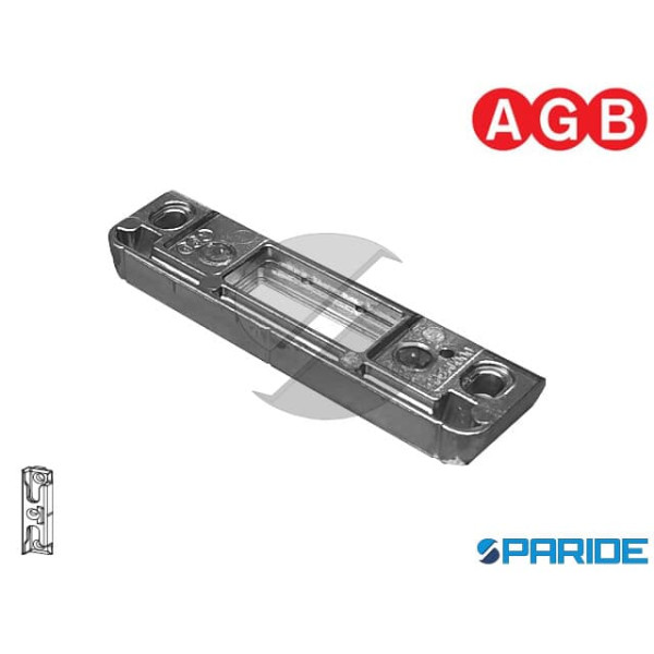 INCONTRO REGISTRABILE PER PUNTALI A12 I13 A 1FORO A48010CR54 AGB ARTECH CON PIASTRINO