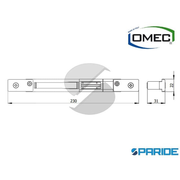 INCONTRO REGOLABILE INOX 02346 X OMEC