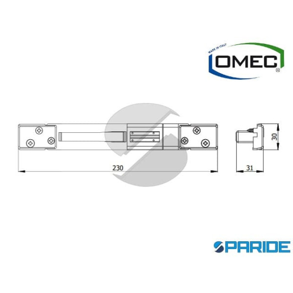 INCONTRO REGOLABILE INOX 02846 X OMEC