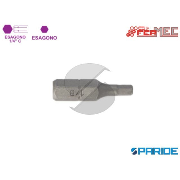 INSERTO BRUGOL4 1\4 X 9\64 L 25 MM 37476 FERMEC