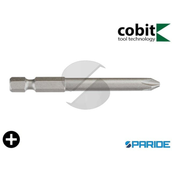 INSERTO CROCE 1\4 PH2 L 70 MM E 6,3 TORSION COBIT