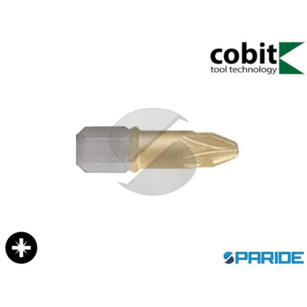 INSERTO CROCE 1\4 PZ2 L 25 MM C 6,3 ZIRCONIO COBIT