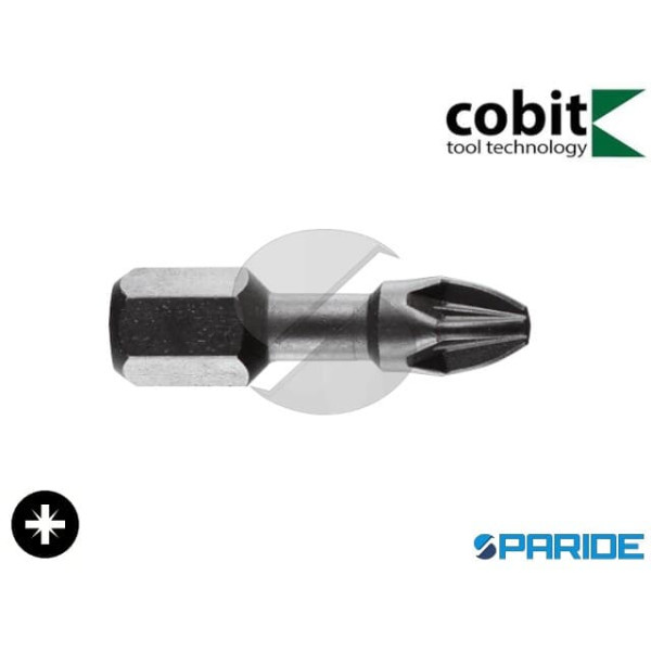 INSERTO CROCE 1\4 PZ3 L 25 MM C 6,3 TORSION IMPACT...