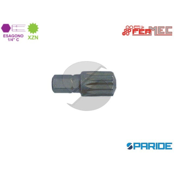 INSERTO POLIGONALE XZN 1\4 M5 L 25 MM 111-5 FERMEC