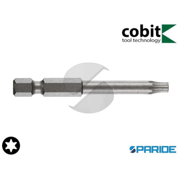 INSERTO TORX 1\4 TX10 L 70 MM E 6,3 TORSION COBIT