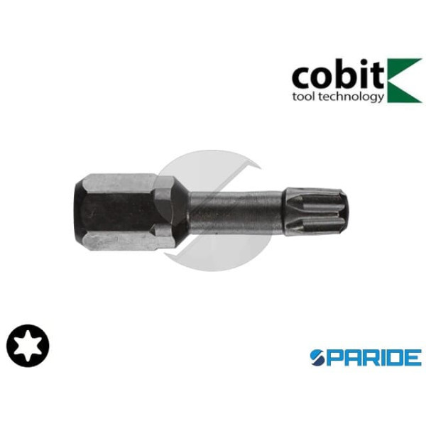 INSERTO TORX 1\4 TX30 L 25 MM C 6,3 TORSION IMPACT...