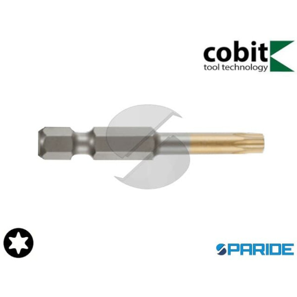 INSERTO TORX 1\4 TX30 L 25 MM C 6,3 TORSION ZIRCON...