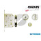 KIT 1B PER PORTE SCORREVOLI OTTONE LUCIDO CON SERRATURA 6GM98718812 GHIDINI