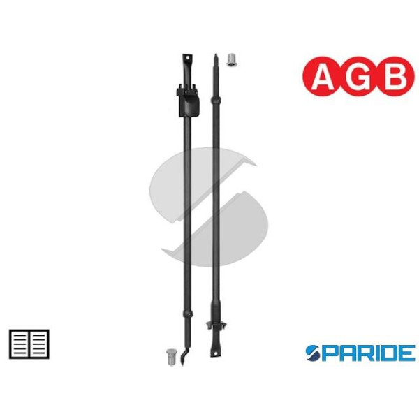 KIT ASTE PUNTALI ARIETE HB 1750-2900 SUP DRITTO IN...