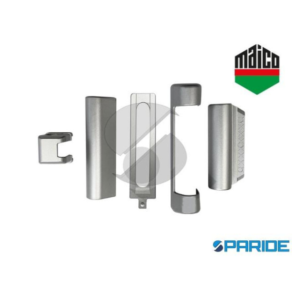 KIT COPERTURA SINISTRO 464170 MAICO PER CERNIERA E SUPPORTO FORBICE ARGENTO