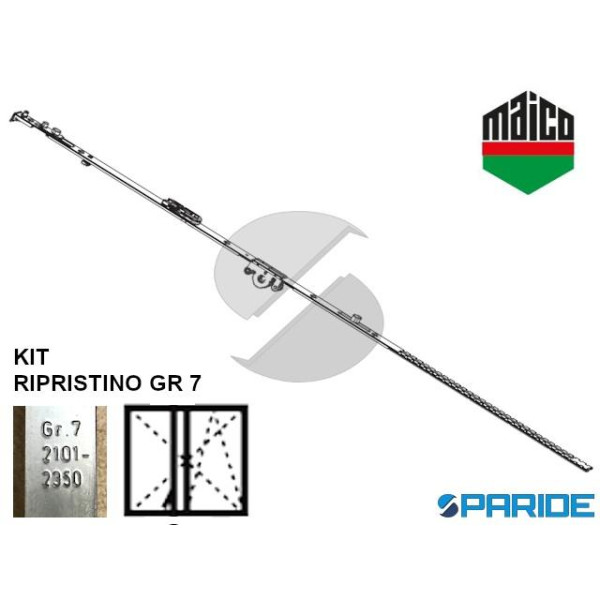 KIT CREMONESE FIX E 15 GR 7 HBB 2101-2350 MM 52410 MAICO MULTI TREND 2 ANTE