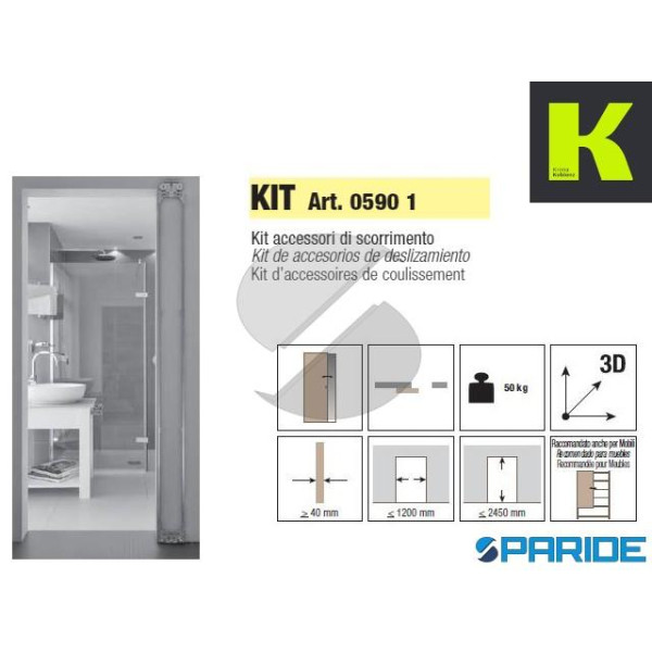 KIT DI SCORRIMENTO SYSTEM TRICKS 0590 1 KRONA KOBL...