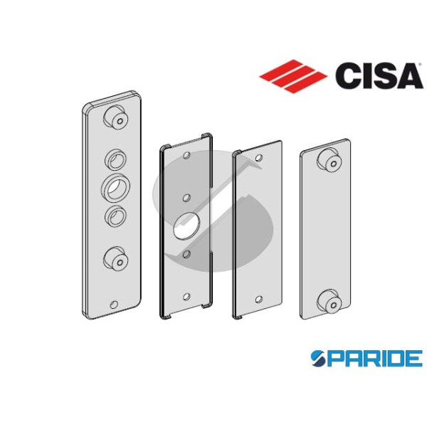 KIT GLASS PER MANIGLIONI ALPHA 07A90 01 0 C2 CISA