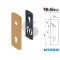 KIT PLACCA PER CILINDRO KI1903PFB DISEC BRONZO PER PORTA BLINDATA