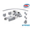 KIT RADIUS INVERSO 3,9 MT KA8104 390 FAC CURVA 0,5 MT APERTURA 3,50 MT