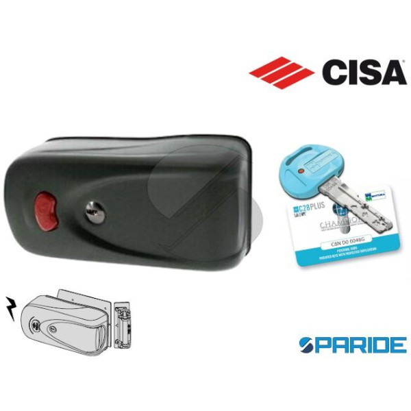 KIT SERRATURA ELETTRICA 1A731 CISA + CILINDRO C28 ...