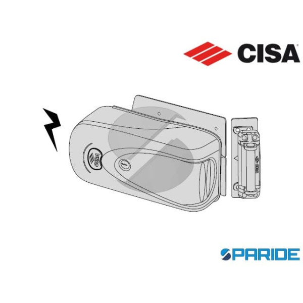 KIT SERRATURA ELETTRICA 1A731 CISA + CILINDRO C28 PLUS MOTTURA