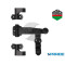 KIT SPAGNOLETTA 2 ANTE 106374 MAICO MANIGLIA STANDARD CON GRIFFE AUTOREGOLANTE NERO