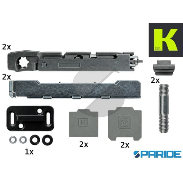 KIT STAFFE FISSAGGIO INCASSATE MAGNUS ABS 0600 61 ...