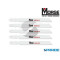 LAMA BIMETALLICA 132X8X1,1 MM T12 MORSE ATTACCO T CF 5 PZ