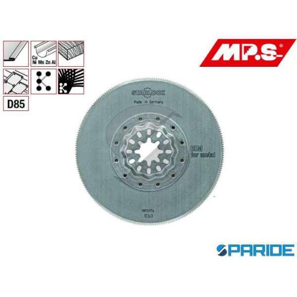 LAMA BIMETALLICA TONDA D 85 MM 3914 MPS PER LEGNO ...