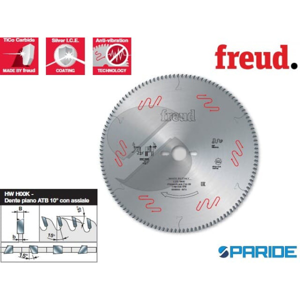 LAMA CIRCOLARE 250X30 MM LU1L0100 100 DENTI FREUD