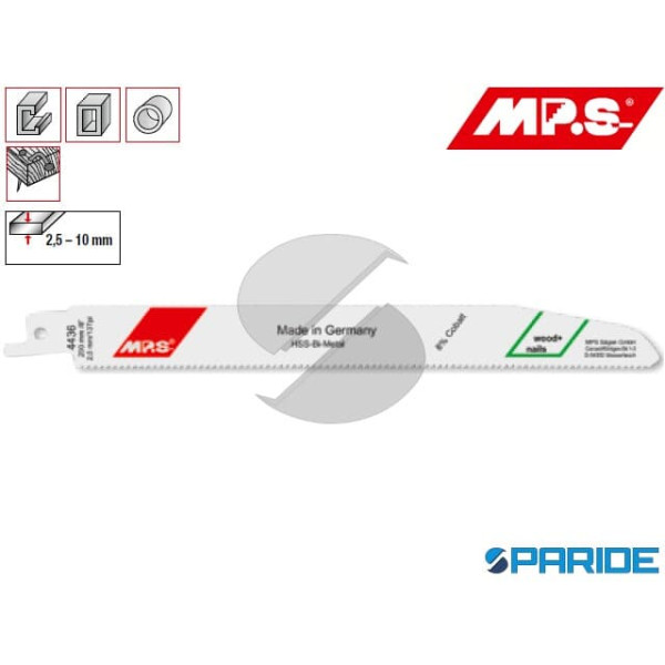 LAMA SEGHE A GATTUCCIO L 180 MM 4436 MPS PER LEGNO...