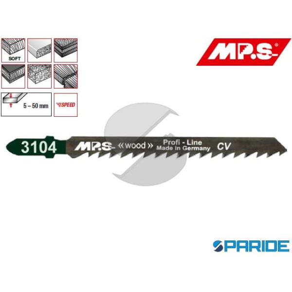 LAMA SEGHETTO ALTERNATIVO L 75 MM 3104 MPS PER LEG...