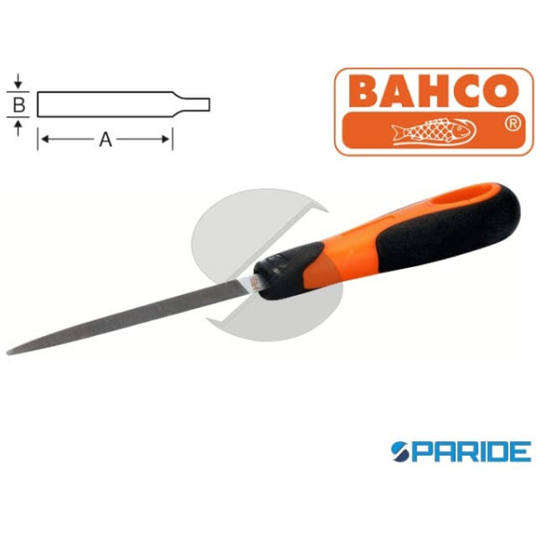 LIMA TRIANGOLARE 1-170-04-2-2 BAHCO L 100 MM PER M...